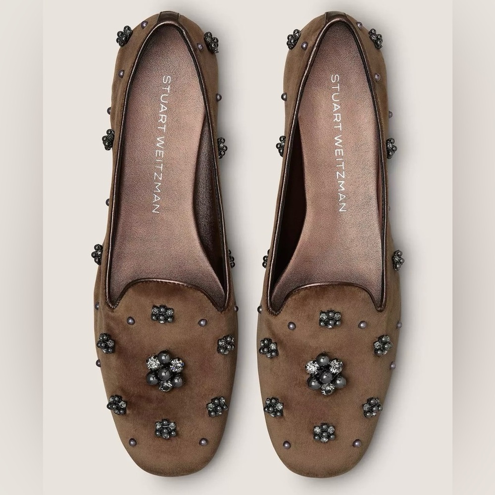 Stuart Weitzman Poppy Embellished Loafer